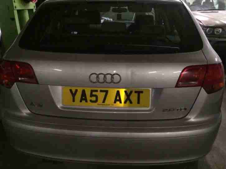 2007 57 AUDI A3 SE TDI AUTO DAMAGED SALVAGE SPARES OR REPAIRS