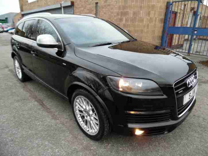 2007 57 AUDI Q7 3.0 V6 TDI S LINE AUTO, MASSIVE SPEC INC DVD SCREENS, SAT NAV