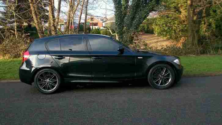 2007 57 BMW 118D M SPORT BLACK 5 DOOR 6 SPEED MANUAL PX SWOP SWAPS
