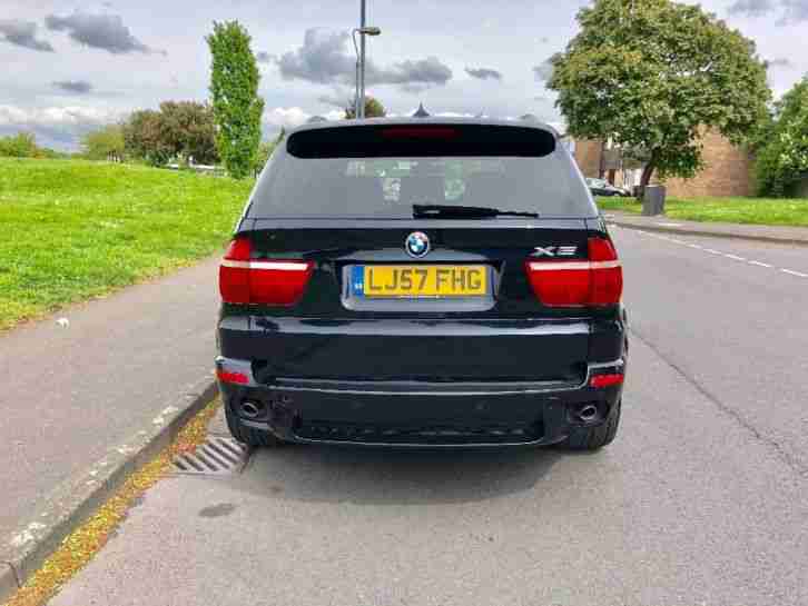 2007 57 BMW X5 3.0D M Sport AUTO black 12 months MOT FSH warranty/cards PX
