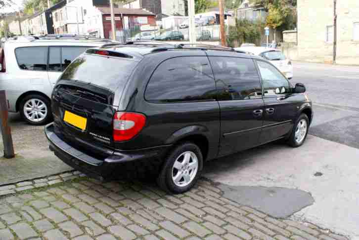 2007 57 CHRYSLER GRAND VOYAGER 2.8 CRD EXECUTIVE XS AUTOMATIC BLACK 7 SEAT