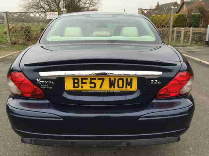 2007 57 JAGUAR X-TYPE 2.2D SPORT PREMIUM 4DR MANUAL BLUE