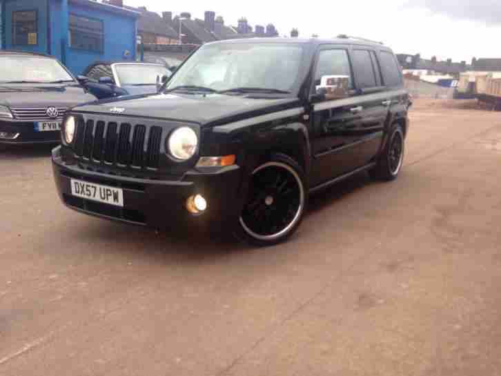 2007 57 Jeep Patriot 2.0CRD Limited BLACK 12 MONTH MOT 2 OWNERS REAL HEAD TURNER