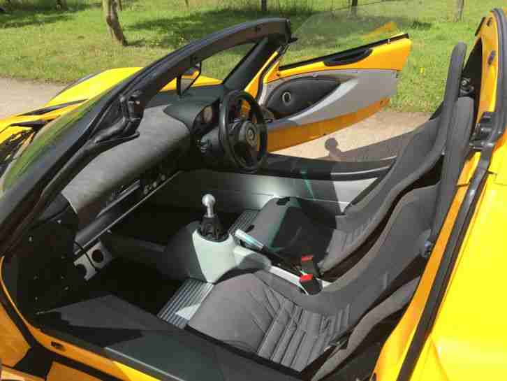 2007/57 LOTUS ELISE S SPORT IN PEARL YELLOW / BLACK TEC SEATS. 24,000 MILES FSH