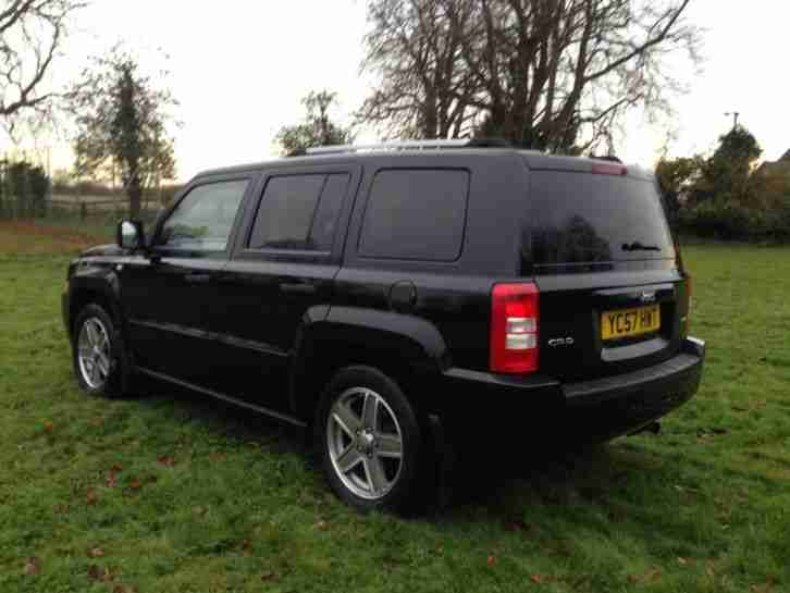2007 57 REG 50000 MILE JEEP PATRIOT LIMITED CRD BLACK