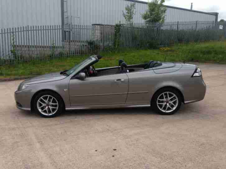 2007 (57 REG) Saab 9-3 1.9TiD (150bhp) Vector Automatic Convertible in Grey