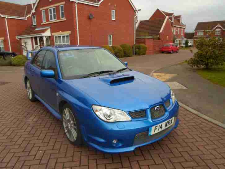2007 57 SUBARU IMPREZA WRX GB 270 LIMITED EDTION BLUE PRIVATE PLATE NO RESERVE