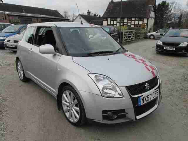 2007 57 SUZUKI SWIFT 1.6 SPORT 3DR FSH AIR CON ELECTRIC PACK KEYLESS GO