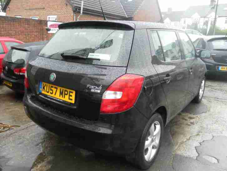 2007(57)Skoda Fabia 1.4 16v 2,Black 5dr,Only 32,000m,Full Skoda S/History.