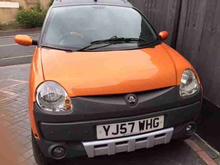 2007 AIXAM CROSSLINE SUPER LUXE ORANGE 500cc MINI CAR MOT JUNE 2016! MINT CAR!