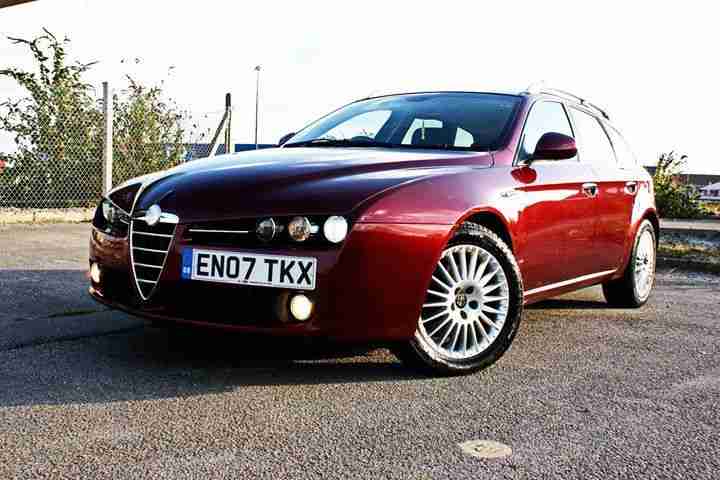 2007 ALFA ROMEO 159 LUSSO JTDM S-WAGON RED diesel full hisotry great condition