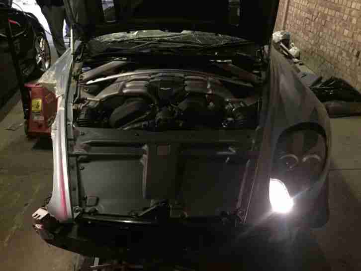 2007 ASTON MARTIN DB9 VOLANTE CONVERTIBLE SALVAGE DAMAGED UNRECORDED