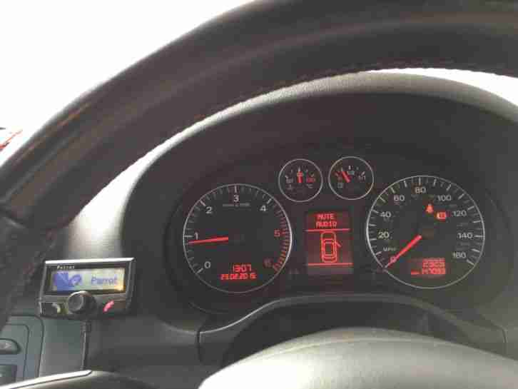 2007 AUDI A3 S LINE TDI RED