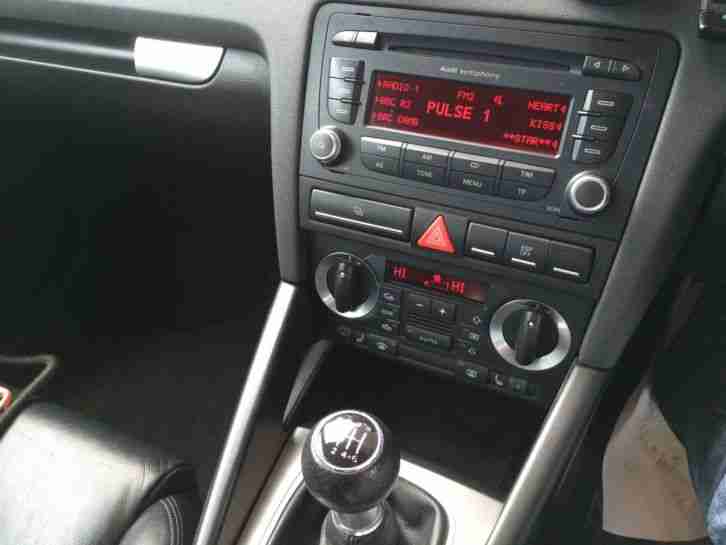 2007 AUDI A3 S LINE TDI RED
