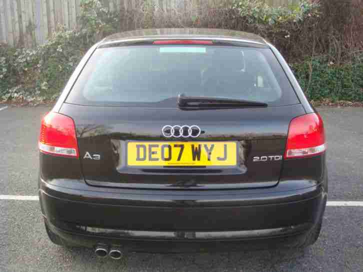 2007 AUDI A3 SPORT TDI 170 AUTO PADDLE SHIFT 2.0 TURBO DIESEL
