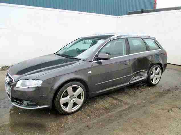 2007 AUDI A4 AVANT 1.8 T SLINE QUATTRO ESTATE 58k MILES CAT C DAMAGED SALVAGE