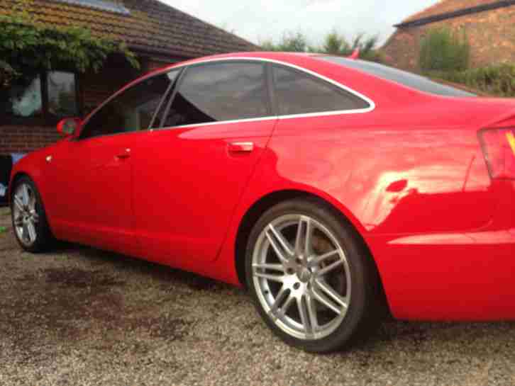 2007 AUDI A6 S LINE LE MANS QUATT A RED