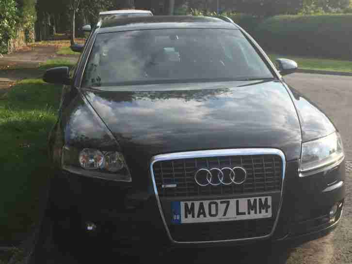 2007 AUDI A6 S LINE TDI QUATTRO BLACK