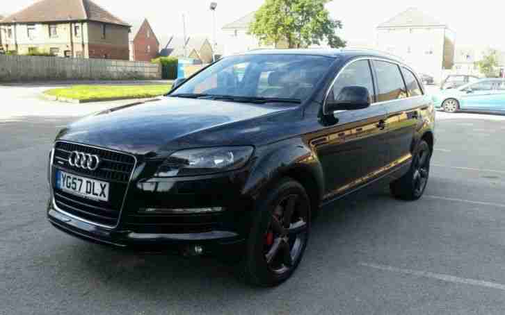 2007 AUDI Q7 S LINE SPEC QUATTRO 3.0 TDI AUTOMATIC 7 SEATER F.S.H FULL LEATHERS