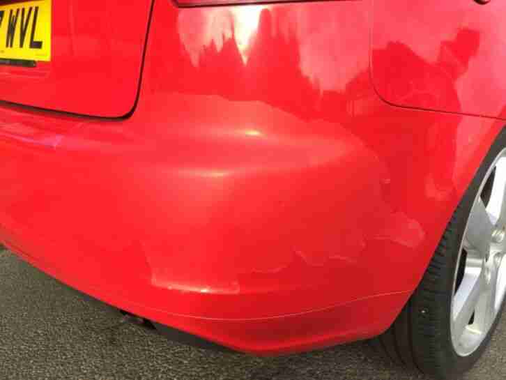 2007 Audi A3 2.0 TDI S line Sportback 170 bhp 5dr in Red