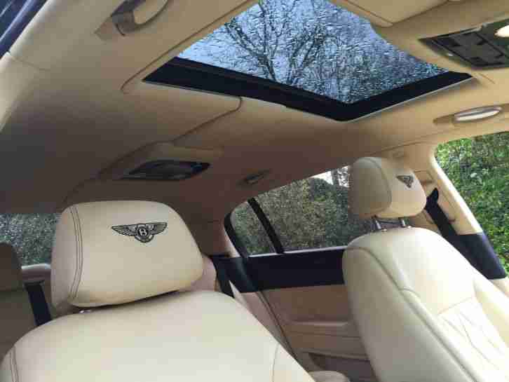 2007 BENTLEY CONTINENTAL FLYING SPUR MULLINER IN BLACK WITH MAGNOLIA 50K MLS FSH