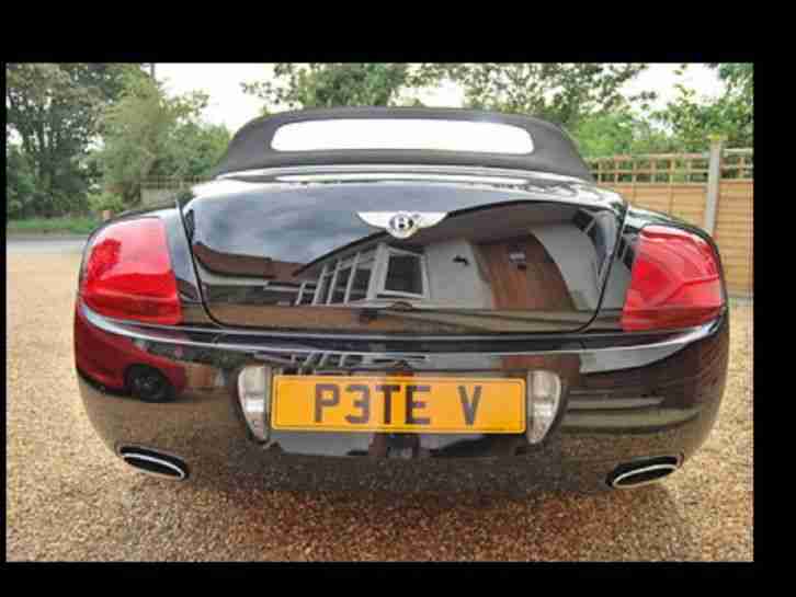 2007 BENTLEY CONTINENTAL GTC AUTO BLACK