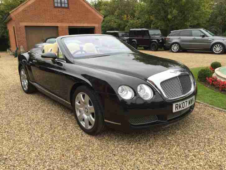 2007 CONTINENTAL GTC IN MET BLACK