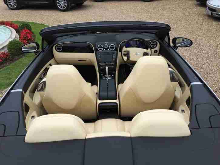 2007 BENTLEY CONTINENTAL GTC IN MET BLACK WITH MAGNOLIA 46K MILES FBSH