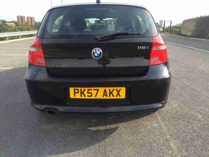 2007 BMW 116I ES BLACK, LOW MILES & 1 KEEPER