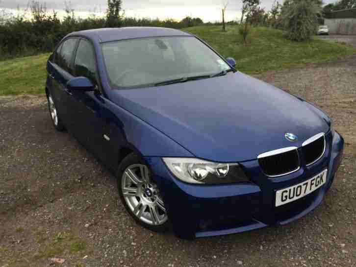 2007 320D M SPORT IN METALLIC BLUE WITH