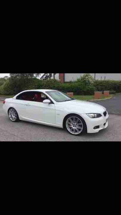 2007 320I M SPORT WHITE RED LEATHER LOWER
