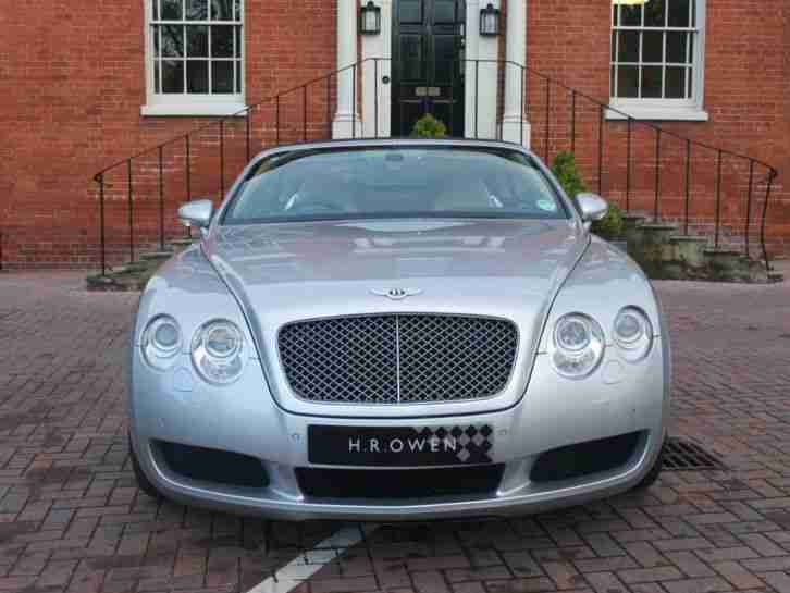2007 Bentley Continental GTC Mulliner W12 Petrol Silver Automatic