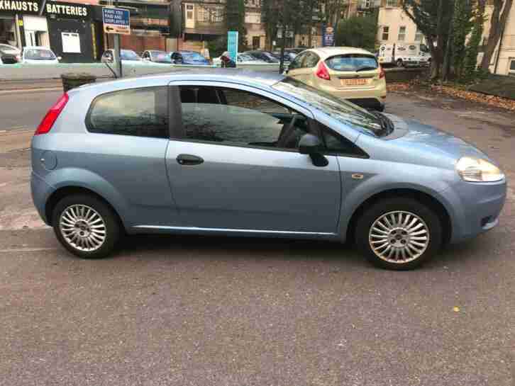 2007 Blue Fiat Grande Punto 1.2 Active with 120,000 Miles