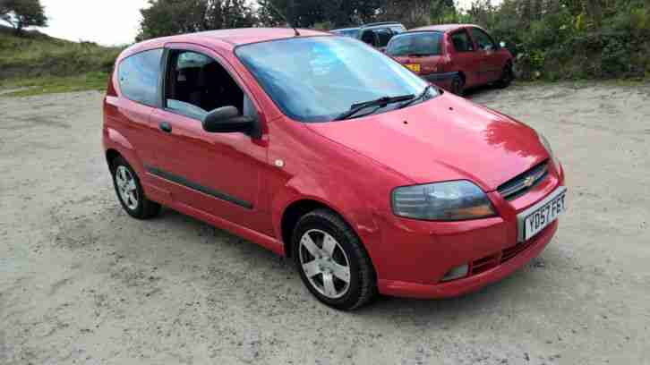 2007 CHEVROLET KALOS 1.1 S Full Mot RED no previous owners needs attention