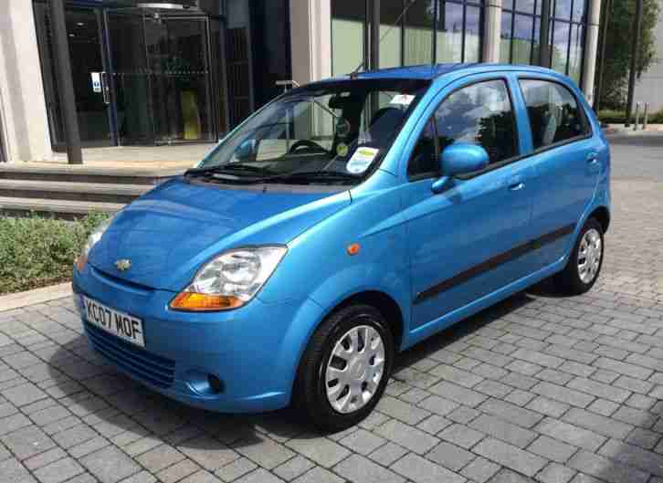 2007 CHEVROLET MATIZ 1.0 SE BLUE FIVE DOOR HATCHBACK IDEAL FIRST FAMILY CAR