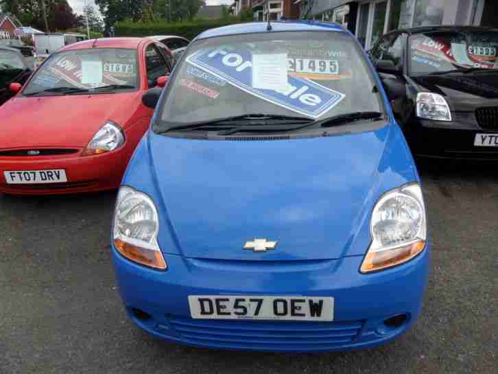 2007 CHEVROLET MATIZ S,800cc,GROUP 1 INSURANCE,P/STEERING,IDEAL 1st CAR,L@@K