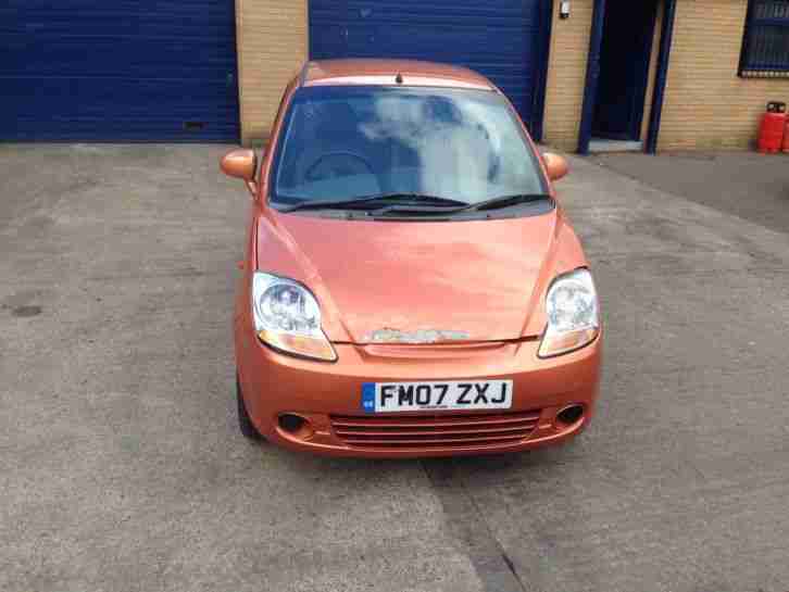 2007 CHEVROLET MATIZ SE YELLOW