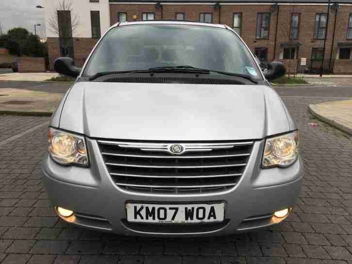 2007 CHRYSLER GRAND VOYAGER 2.8 DIESEL LX AUTO SILVER 7 SEATER