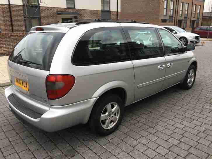 2007 CHRYSLER GRAND VOYAGER 2.8 DIESEL LX AUTO SILVER 7 SEATER