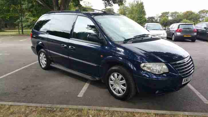 2007 CHRYSLER GRAND VOYAGER LTD AUTO BLUE 2.8 diesel 7 seven seater