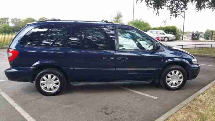 2007 CHRYSLER GRAND VOYAGER LTD AUTO BLUE 2.8 diesel 7 seven seater