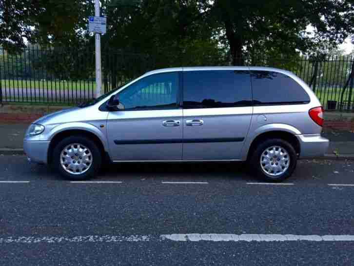 2007 CHRYSLER VOYAGER SE TOURING CRD SILVER, MANUAL,87000 MILES ONLY, NO RESERVE