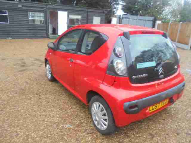 2007 CITROEN C1 VIBE 3-DOOR RED 1 OWNER 51,000 MILES FULL MOT & SERVICE HISTORY
