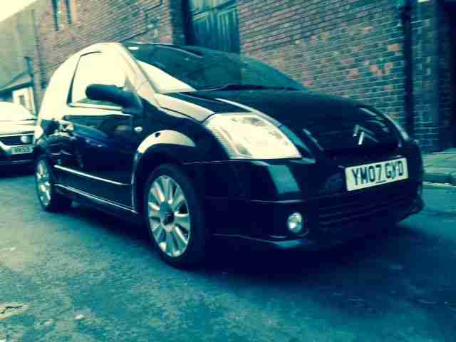 2007 CITROEN C2 CODE BLACK 1 owner like vtr/vts full leather heated seats