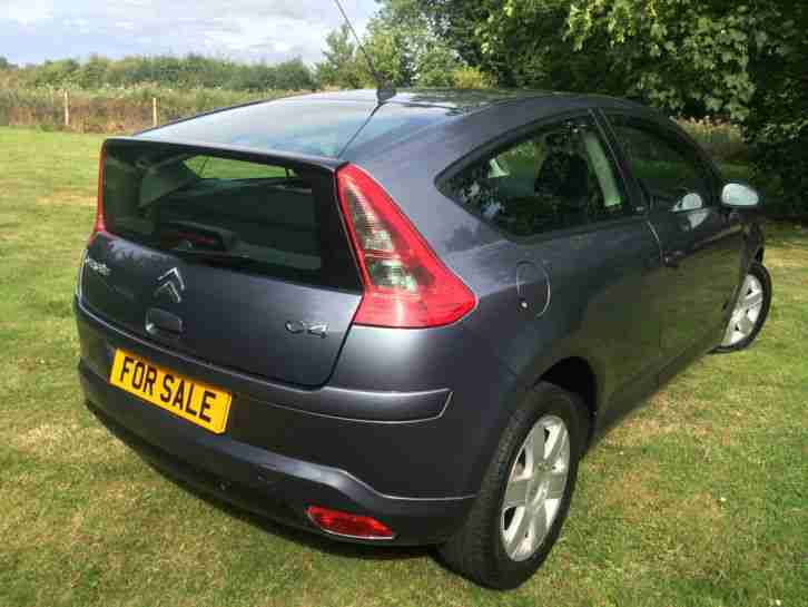 2007 CITROEN C4 1.6 HDI 90 16V COOL VTR GREY 3 DOOR 88,000 MILES LONG MOT FSH