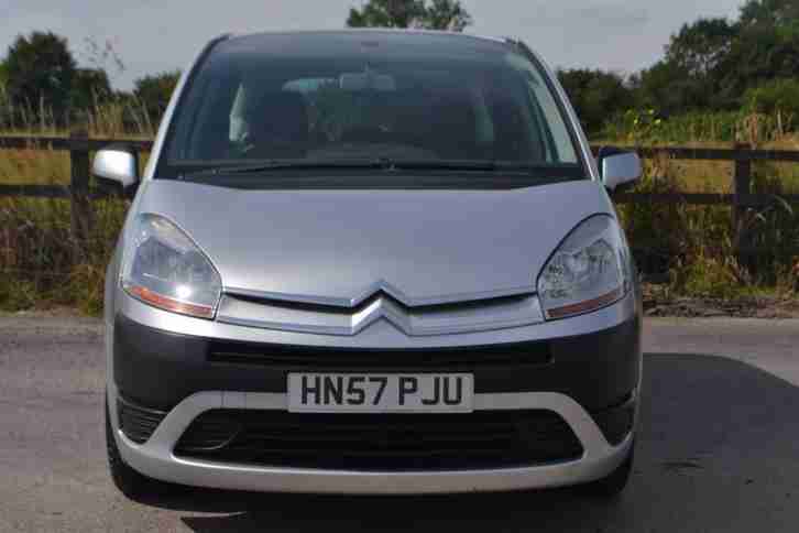 2007 CITROEN GRAND C4 PICASSO 1.8i 16v SX 7 SEATS 5 DOOR SILVER