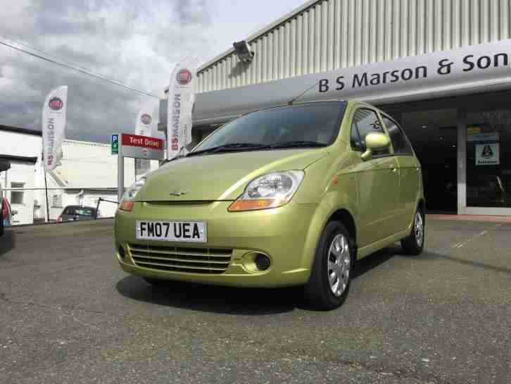 2007 Chevrolet Matiz SE Petrol green Manual