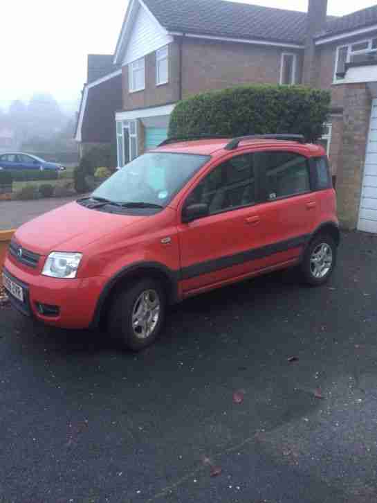 2007 FIAT PANDA 4X4 RED