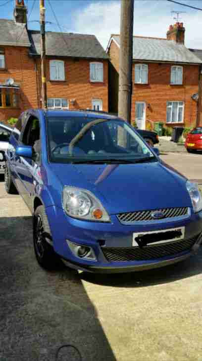 2007 FIESTA ZETEC CLIMATE BLUE