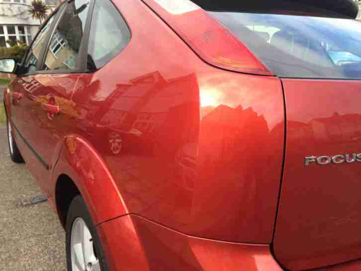 2007 FORD FOCUS 1.6 TDCI ZETEC CLIMATE DIESEL 5dr Hatchback,RED Color,56 Reg.
